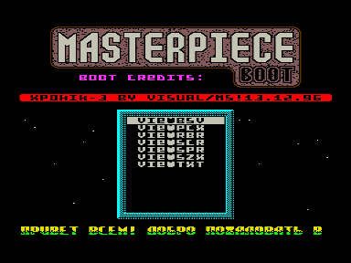 Скриншот: Masterpiece Boot