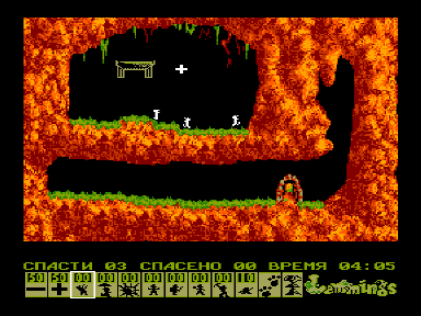 Скриншот: Lemmings