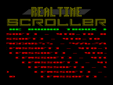 Скриншот: Real-Time Scroller